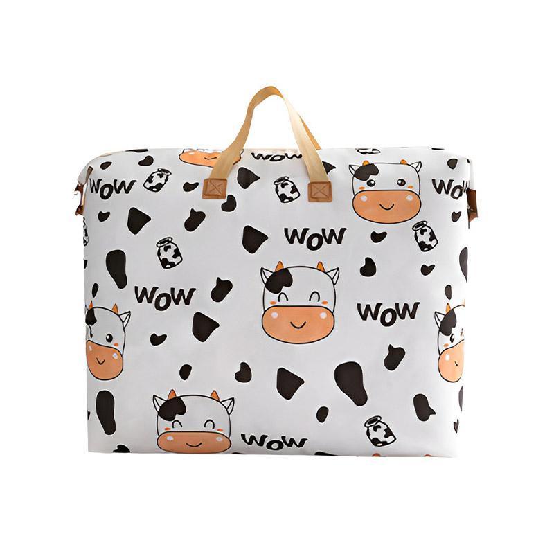 Multipurpose Quilt Storage Bags Waterproof Coated Fabric 4 Sizes Available - Cow 68*17*41cm