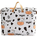 Multipurpose Quilt Storage Bags Waterproof Coated Fabric 4 Sizes Available - Cow 68*17*41cm