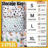 Multipurpose Quilt Storage Bags Waterproof Coated Fabric 4 Sizes Available - Cow 74*22*52cm