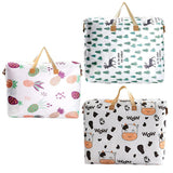 Multipurpose Quilt Storage Bags Waterproof Coated Fabric 4 Sizes Available - Pineapple 74*22*52cm - Front View