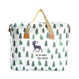 Multipurpose Quilt Storage Bags Waterproof Coated Fabric 4 Sizes Available - Tree 80*27*56cm - Close-Up Angle