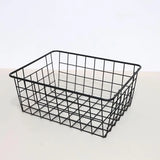 2pcs Wire Storage Basket Durable Metal Kitchen Cabinet Pantry Office Organiser - Extra Image