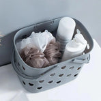 4pcs Handheld Love Storage Basket Bathroom Organizer Bath Storage Basket Set