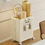 Fitness Storage Basket Organizer Tube with Wheeled Basket for Home Use and Gym - Extra Image