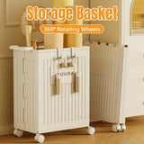 Fitness Storage Basket Organizer Tube with Wheeled Basket for Home Use and Gym - Extra Image