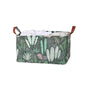 2pcs Foldable Cotton Linen Storage Baskets Home Organizer Box Office Supplies - Waterweed