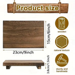 Wooden Raised Bathroom Display Tray