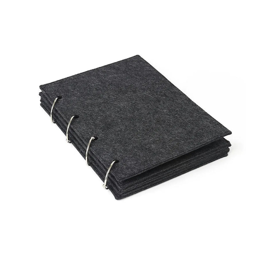 Felt Storage Book Loose-Leaf Folder For Jewelry Pin Brooch Commemorative Use
