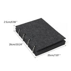 Felt Storage Book Loose-Leaf Folder For Jewelry Pin Brooch Commemorative Use