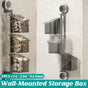3PCS Wall-Mounted Spice Storage Box 180-Degree Rotatable Removable Design