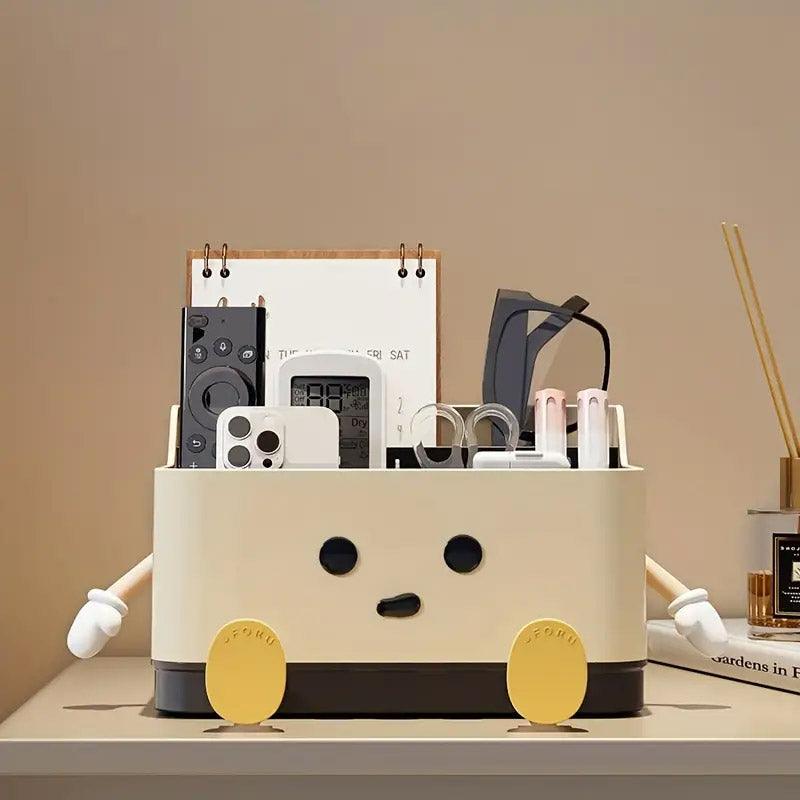 Desktop Organizer Storage Box Household Clutter Compartmentalized Container - Standing
