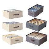 Closet Organizers Storage Bins Portable Washable Organizer for Clothing Socks - Beige-24 Grids