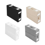 Fabric Storage Box Set Bedding Organizer Closet Blanket Quilt Storage Containers - Black