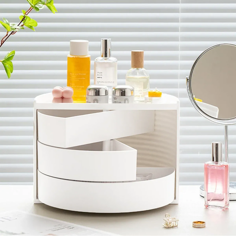 Cosmetics Storage Box Multi Functional Makeup Organizer Lipstick Holder Case