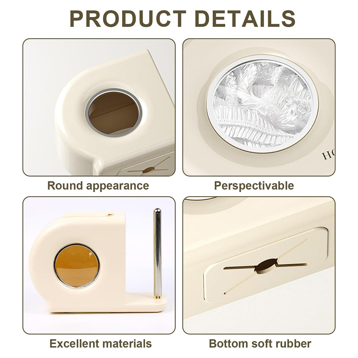 Wall Mounted Kitchen Storage Rack for Plastic Bags Rags Film Organizer Box Use - Green