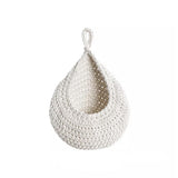 Cotton Rope Woven Storage Basket Wall Mount Fruit Vegetable Organizer Container - Max