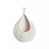 Cotton Rope Woven Storage Basket Wall Mount Fruit Vegetable Organizer Container - XL - Extra Image