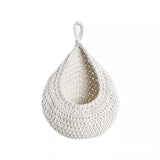 Cotton Rope Woven Storage Basket Wall Mount Fruit Vegetable Organizer Container - XL - Extra Image