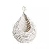 Cotton Rope Woven Storage Basket Wall Mount Fruit Vegetable Organizer Container - XL - Extra Image