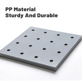 4PCS Pegboard Storage Rack Hanging Shelf Durable Space Saving - Close-Up Angle