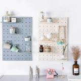 4PCS Pegboard Storage Rack Hanging Shelf Durable Space Saving - Low Angle