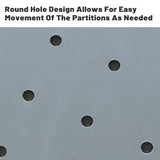 4PCS Pegboard Storage Rack Hanging Shelf Durable Space Saving - Extra Image