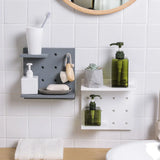 4PCS Pegboard Storage Rack Hanging Shelf Durable Space Saving - Extra Image