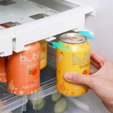 Refrigerator Hanging Drink Organizer Can Holder for Space Saving Kitchen Storage - Extra Image