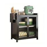 Multifunctional Kitchen Dish Storage Rack Large Capacity for Cutlery Holder - Front View