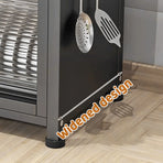 Multifunctional Kitchen Dish Storage Rack Large Capacity for Cutlery Holder