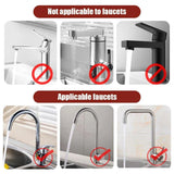 Adjustable Faucet Sink Shelf Drainage Rack Kitchen Storage Organizer for Home - Top-Down View