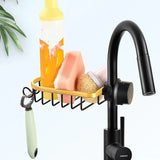 Adjustable Faucet Sink Shelf Drainage Rack Kitchen Storage Organizer for Home - Extra Image