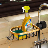 Adjustable Faucet Sink Shelf Drainage Rack Kitchen Storage Organizer for Home - Extra Image