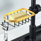 Adjustable Faucet Sink Shelf Drainage Rack Kitchen Storage Organizer for Home - Extra Image