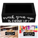 Disposable Paper Cup Storage Box Organizer Rack for Kitchen Cup Holder Storage - Square - Close-Up Angle