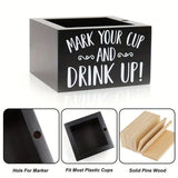 Disposable Paper Cup Storage Box Organizer Rack for Kitchen Cup Holder Storage - Square - Extra Image