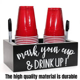 Disposable Paper Cup Storage Box Organizer Rack for Kitchen Cup Holder Storage - Square - Extra Image