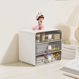3 Tier Desktop Organizer Drawer Shelf for Office and Home Storage Supplies - Low Angle