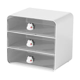 3 Tier Desktop Organizer Drawer Shelf for Office and Home Storage Supplies - Front View