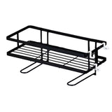 Storage Rack 1Tier Space Saver Over The Toilet Steel Bathroom Shelf Organizer - White