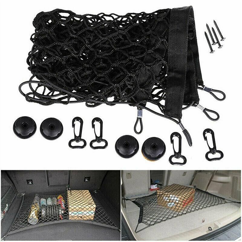 Car Net Organizer Storage Large Boot Cargo Trunk Luggage Tidy Suv Rear Universal