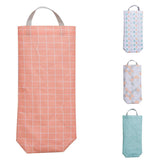 Plastic Bag Bags Hanger Organizer Storage Kitchen Trash Garbage Dispenser Holder - Green - Front View