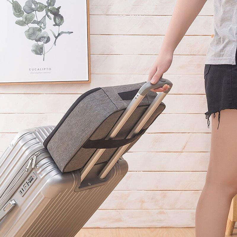 Large Capacity Multi-Layer Document Ticket Storage Bag Certificate File Organize 3 Layers - Navy 3 Layers-B2