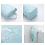 Plastic Bag Bags Hanger Organizer Storage Kitchen Trash Garbage Dispenser Holder - Red - Extra Image