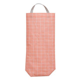 Plastic Bag Bags Hanger Organizer Storage Kitchen Trash Garbage Dispenser Holder - Red - Rear View