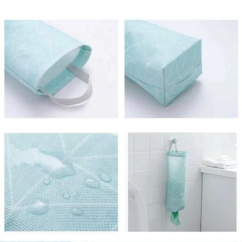 Plastic Bag Bags Hanger Organizer Storage Kitchen Trash Garbage Dispenser Holder - Triangle