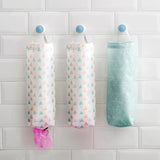 Plastic Bag Bags Hanger Organizer Storage Kitchen Trash Garbage Dispenser Holder - Triangle - Extra Image
