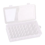 42 Spool Sewing Thread Storage Box Embroidery Bobbin Case Holder Organizer - Front View