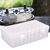 42 Spool Sewing Thread Storage Box Embroidery Bobbin Case Holder Organizer - Top-Down View