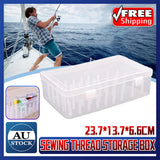 42 Spool Sewing Thread Storage Box Embroidery Bobbin Case Holder Organizer - Extra Image